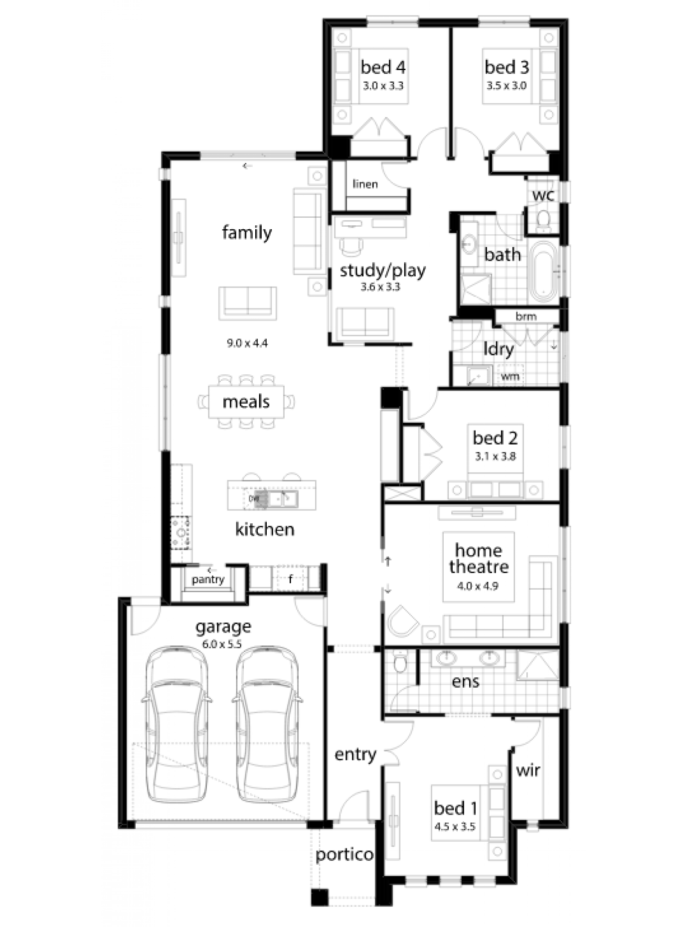 The Hastings Display Home By Dennis Family Homes In Waterford Rise