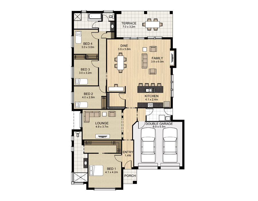 The Verona 210 Display Home By Sterling Homes In Brookmont Andrews Mousewheel Or Pinch To Zoom